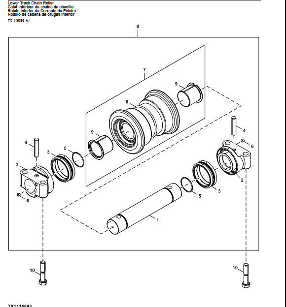 John Deere 135G Excavator Parts Manual - Image 4