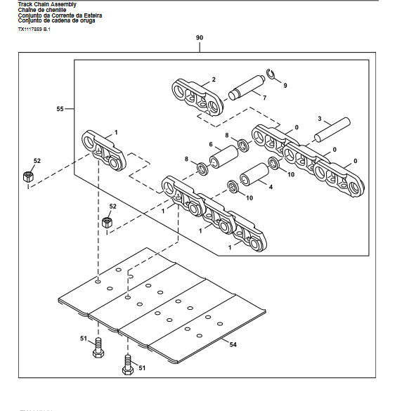 John Deere 135G Excavator Parts Manual - Image 6