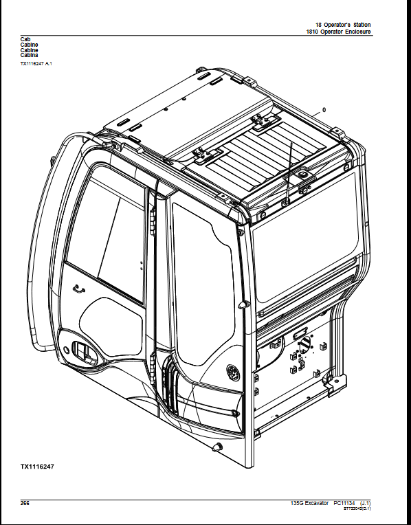 John Deere 135G Excavator Parts Manual - Image 6
