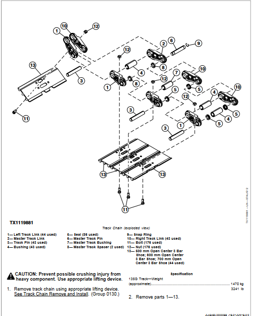 John Deere 135G Excavator Repair Technical Manual - Image 3