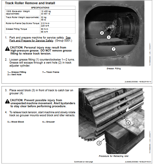 John Deere 135G Excavator Repair Technical Manual - Image 4