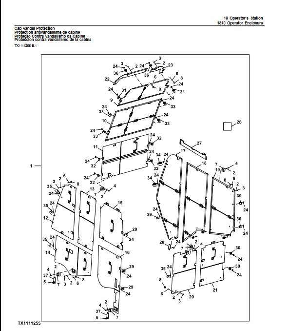 John Deere 200D LC Excavator Parts Catalog - Image 4