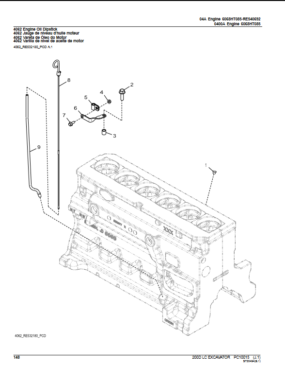 John Deere 200D LC Excavator Parts Catalog - Image 5