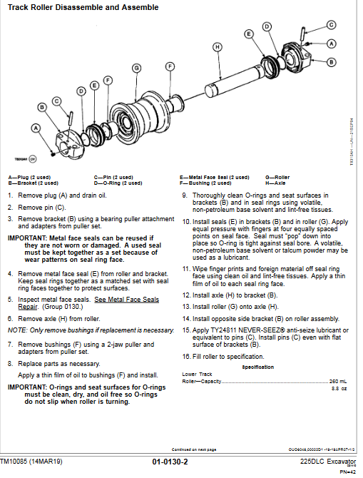 John Deere 225DLC Excavator Repair Technical Manual - Image 6