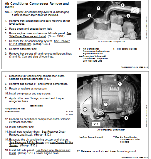 John Deere 318D, John Deere 319D, John Deere 320D, John Deere 323D Skid Steer Loader Repair Technical Manual - Image 3