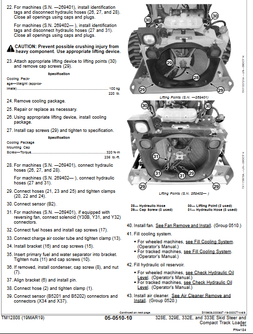 John Deere 328E, 329E, 332E, 333E Skid Steer Repair Technical Manual - Image 6