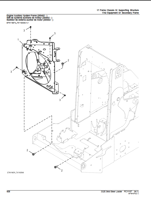 John Deere 332E Skid Steer Loader Parts Manual - Image 6