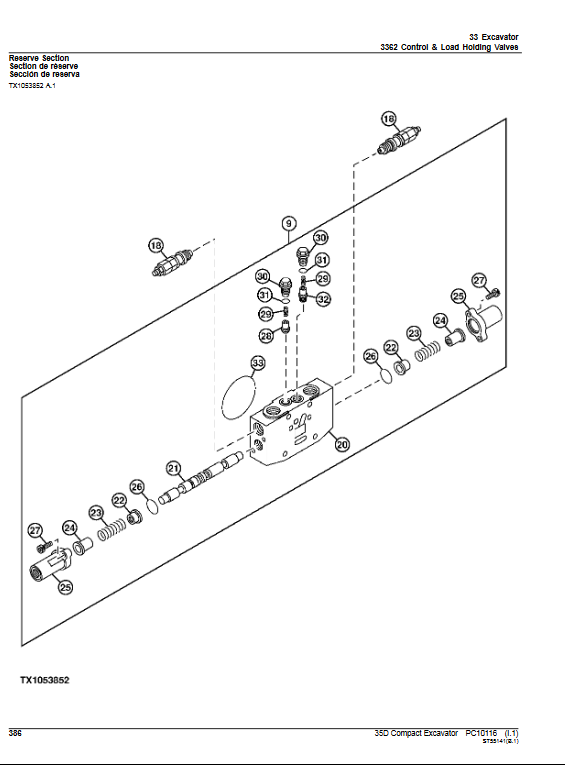 John Deere 35D Compact Excavator Parts Catalog - Image 3