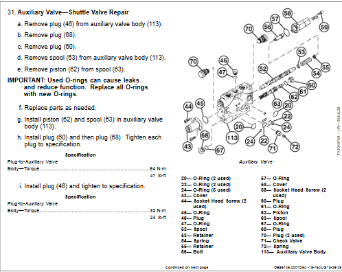 John Deere 35D, John Deere 50D Excavator Technical Repair Manual - Image 5