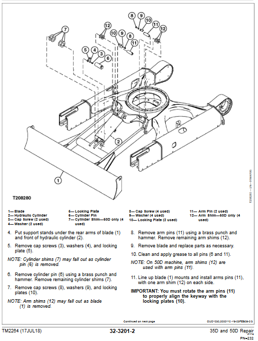 John Deere 35D and John Deere 50D Excavator Technical Repair Manual - Image 3