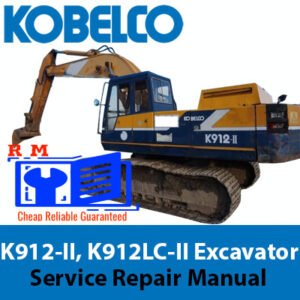 Kobelco K912-II and K912LC-II Excavator Service Repair Manual, offering detailed instructions for servicing and repairs