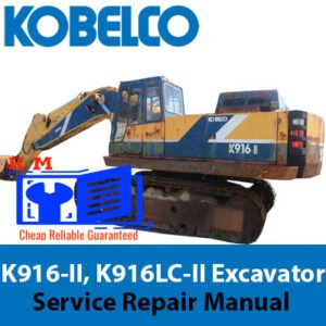 Comprehensive service manual for Kobelco K916-II and K916LC-II Excavators, including repair and maintenance instructions