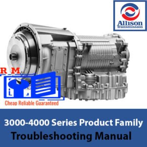 Troubleshooting manual for Allison 3000 and 4000 Series Product Family, providing guidance for resolving issues