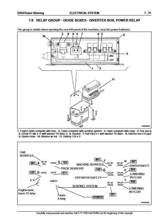 Kobelco D350 Power Steering Crawler Dozer Workshop Manual - Image 6