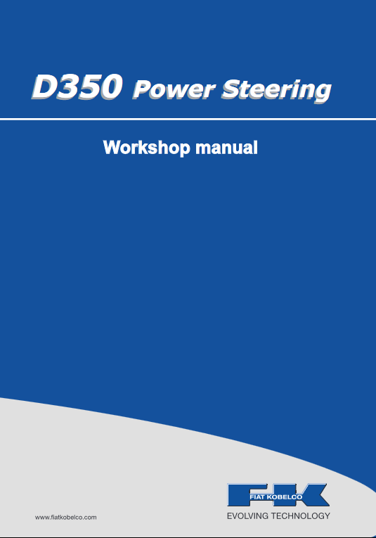 Kobelco D350 Power Steering Crawler Dozer Workshop Manual - Image 2