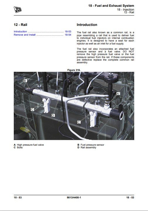 JCB Hydradig 110w Wheeled Excavator Service Repair Manual - Image 4