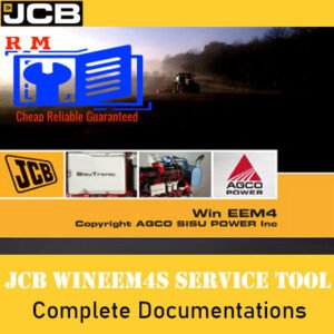 JCB WinEEM4s Service Tool documentation, showcasing essential service information and illustrations