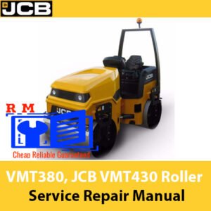 Service repair manual for JCB VMT380 and VMT430 rollers, including detailed maintenance and troubleshooting guidelines