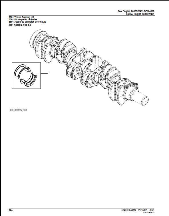 John Deere 524K-II Loader Parts Manual - Image 3