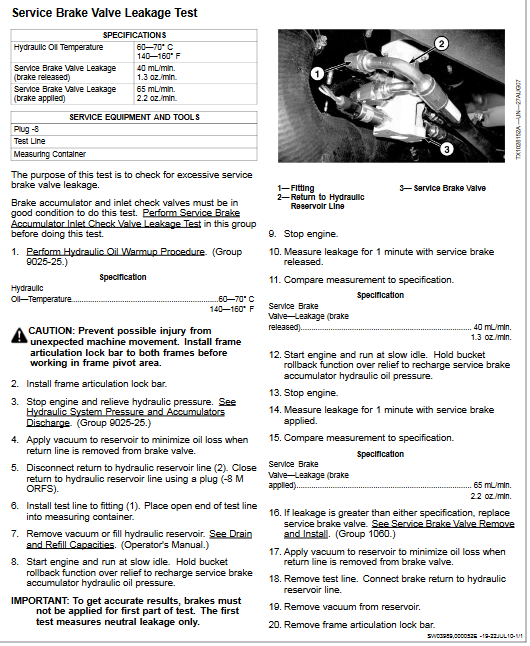 John Deere 544K 4WD Loader Engine 6068HDW74 Operation and Test Technical Manual - Image 4