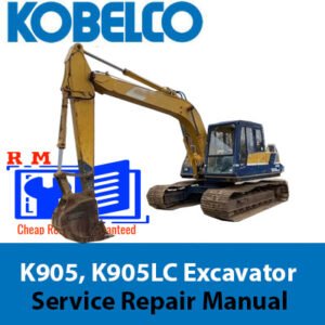 Service Repair Manual for Kobelco K905 and K905LC Excavators detailing maintenance and troubleshooting guidelines