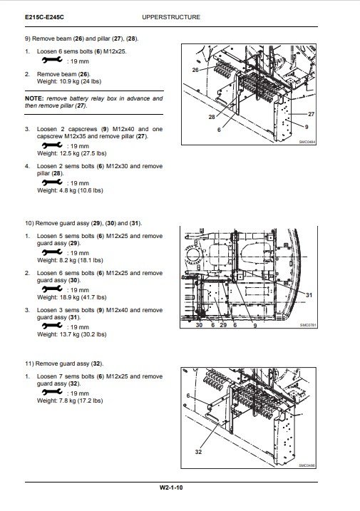 New Holland E215C, New Holland E245C Excavator Service Repair Manual - Image 5