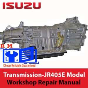 Isuzu JR405E Transmission Workshop Repair Manual with a focus on repair techniques and detailed technical illustrations