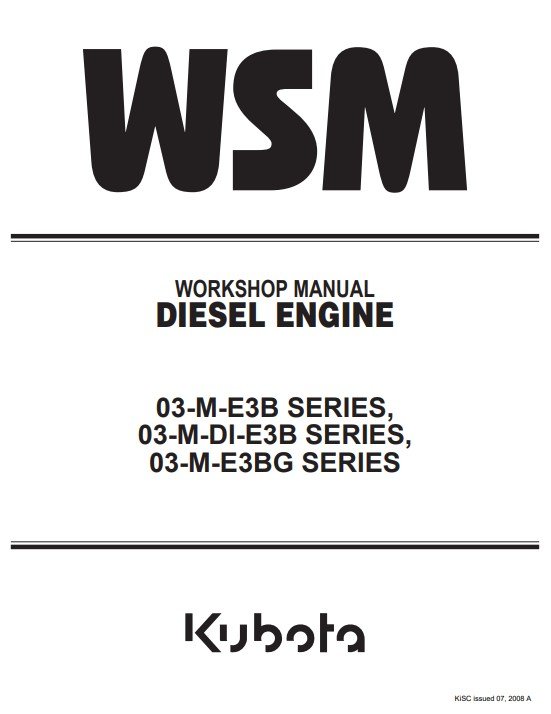 kubota 03-m-di-e3b manual