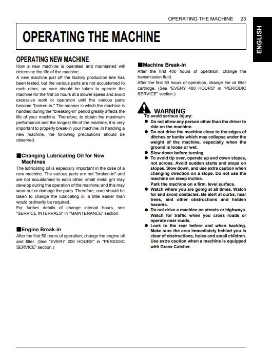 Kubota F2690E, Kubota F2690, Kubota F3990 Front Mower Operators Manual - Image 3