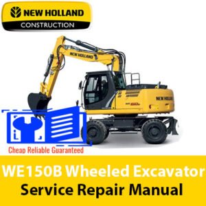 Access the complete service repair manual for the NEW HOLLAND WE150B Wheeled Excavator. Enhance your machine's efficiency with detailed maintenance instructions