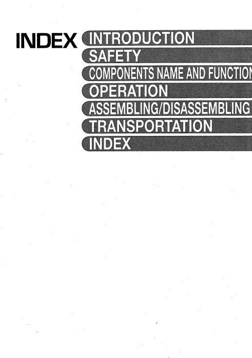 Hitachi Sumitomo SCX1500-2 Operator's Manual - Image 4