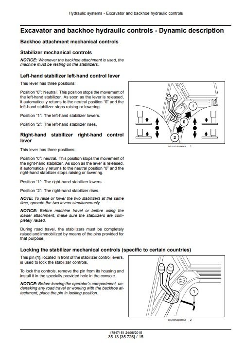 NEW HOLLAND B100C, B100CLR, B100CTC, B110C, B110CTC, B115C Loader Service Repair Manual - Image 5