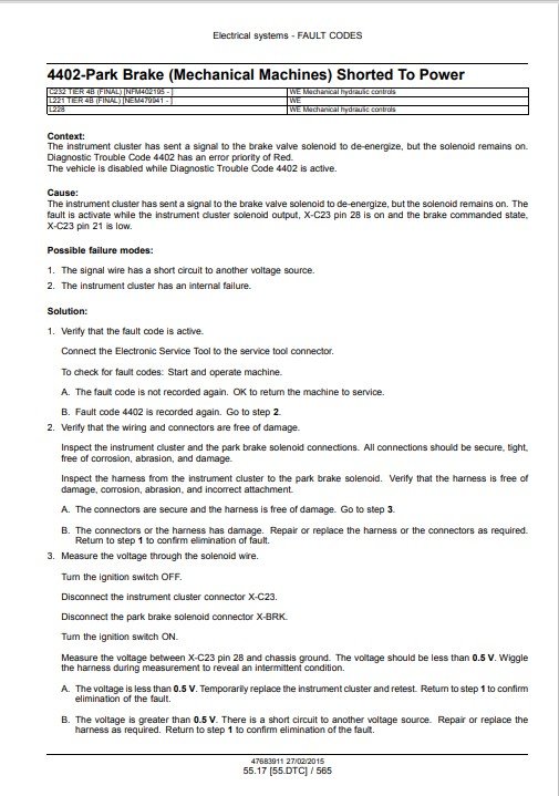 New Holland L221, New Holland L228, New Holland C227, New Holland C232 Service Repair Manual - Image 4