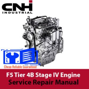 New Holland F5 Engine Service Repair Manual, displaying essential repair guidelines and engine schematics for maintenance