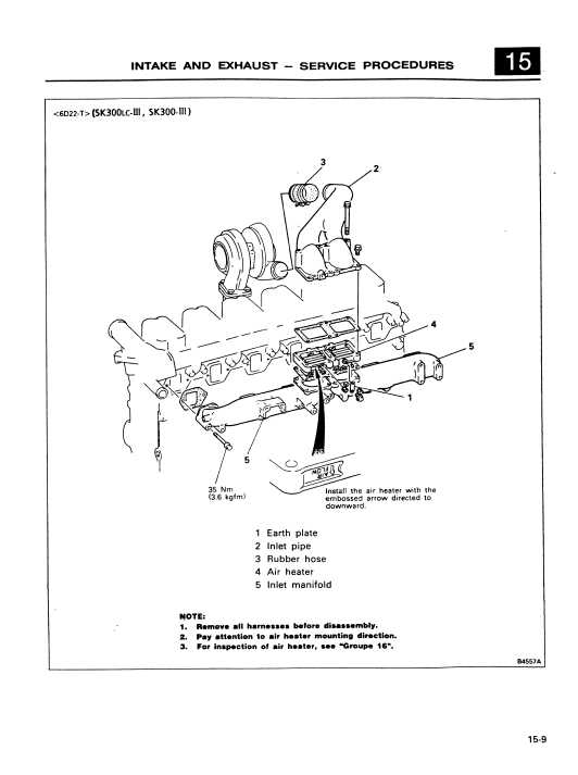 Kobelco SK400 III, Kobelco SK400LC III Workshop Repair Manual - Image 5