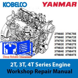 Yanmar 2T, 3T, 4T Series Diesel Engine Service Repair Manual, including related Kobelco products for maintenance guidance