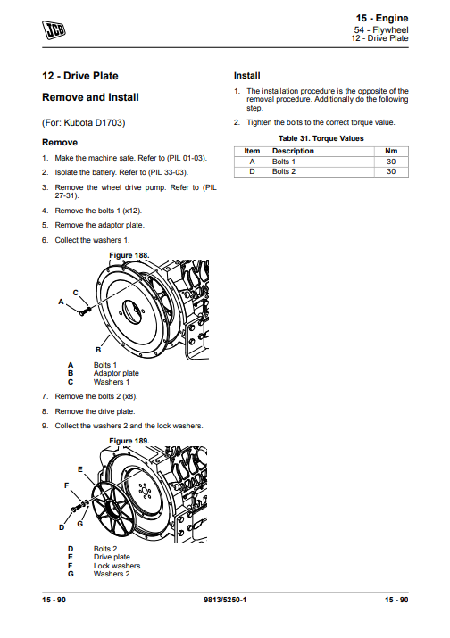 JCB 2TFT, 2THS, 2TST, 3.5TST, 3TFT, 3TST Service Repair Manual - Image 4