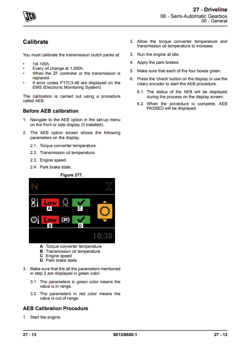 JCB 219S Loader Service Repair Manual - Image 8
