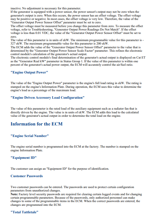 Caterpillar G3516E Generator set Service Repair Manual - Image 5
