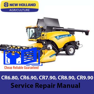 Comprehensive service manual for New Holland CR series combine harvesters: CR6.80, CR6.90, CR7.90, CR8.90, CR9.90