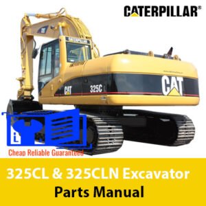 Comprehensive parts manual for Caterpillar 325CL and 325CLN excavators, including diagrams and specifications for repairs