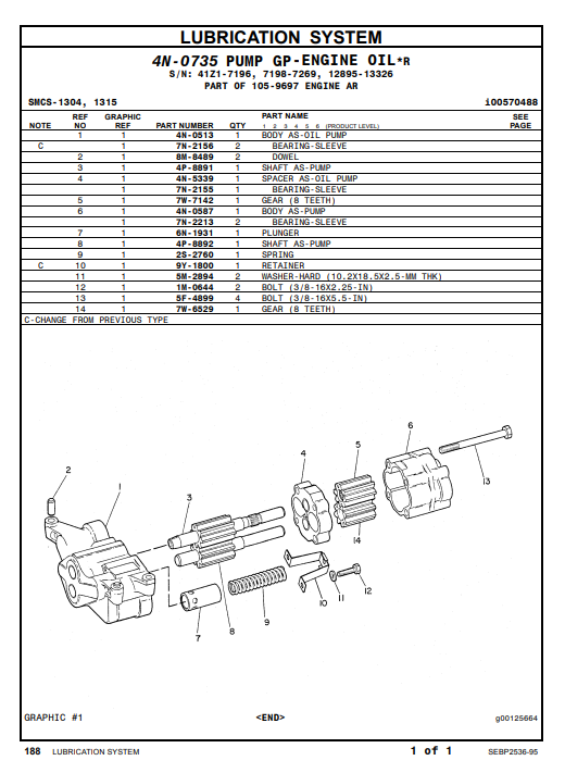 Caterpillar D8R TRACK-TYPE TRACTOR Parts Manual - Image 3