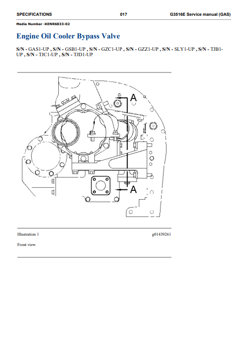 Caterpillar G3516E Generator set Service Repair Manual - Image 6