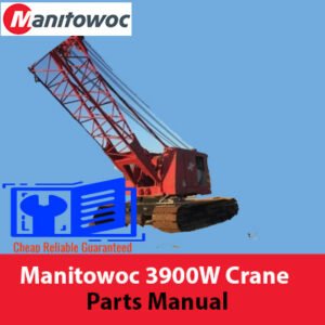 Manitowoc 3900W crane parts manual, providing essential information on components and maintenance procedures