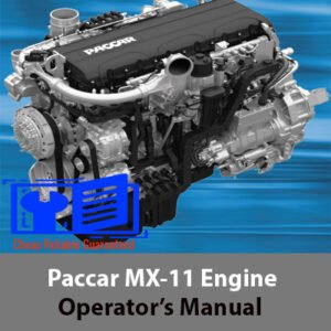 Paccar MX-11 Engine Operator’s Manual cover, highlighting the engine model and providing essential operational guidance