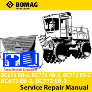 Comprehensive service manual for Bomag BC672 RB-2, BC772 RB-2, BC772 RS-2, BC672 EB-2, and BC772 EB-2 compactors