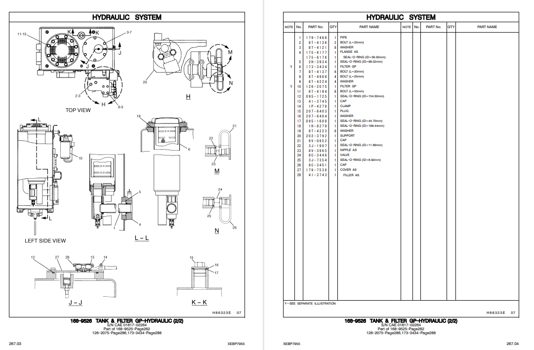 Caterpillar 312C Excavator Parts Manual - Image 4