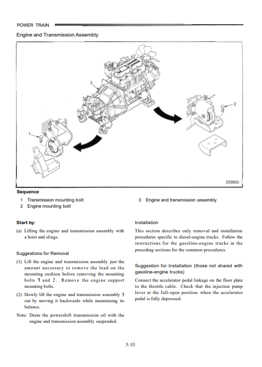 Caterpillar LiftTruck P30001 to P70001 Service Repair Manual - Image 3