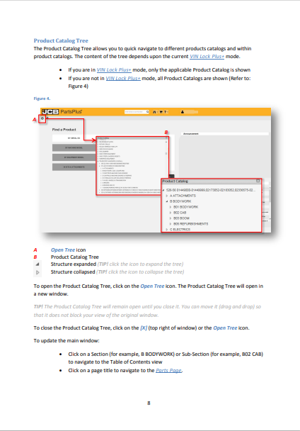 JCB Parts Plus User Guide - Image 3
