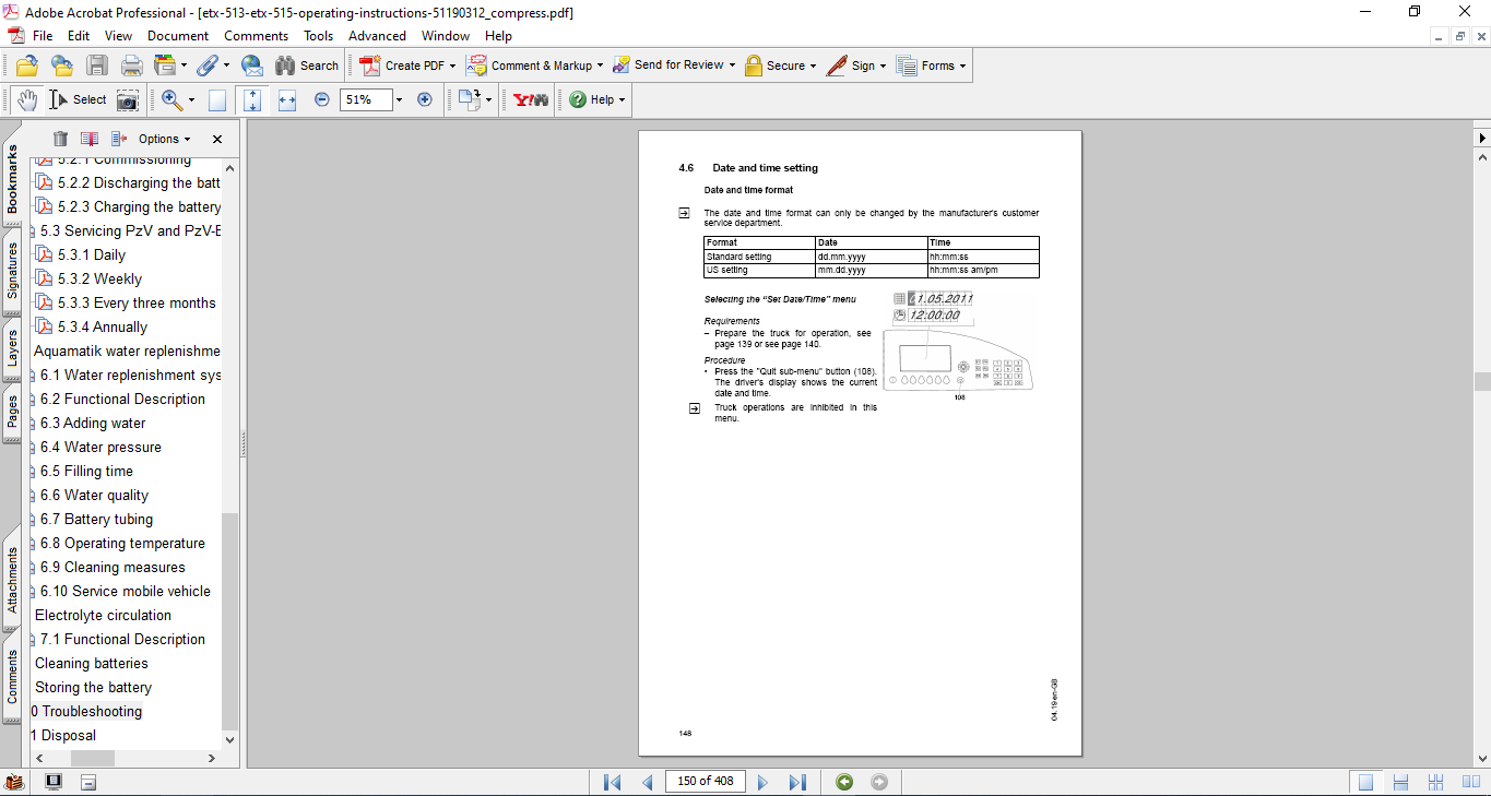 Jungheinrich ETX 513 , Jungheinrich ETX 515 Forklift Operating Instructions Manual - Image 4